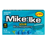 Mike & Ike Sour Blue Raspberry (box) 24x22gr