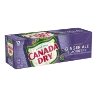 Canada Dry Blackberry Ginger Ale 12x355ml