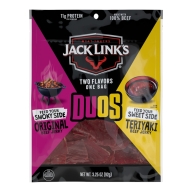 Jack Links Duos Original+Teriyaki Beef Jerky 8x92gr