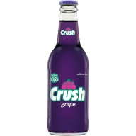 Crush Grape Soda Real Sugar (glass) 24x355ml