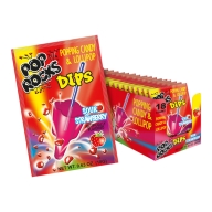 Pop Rocks Dips Sour Strawberry 18x18gr