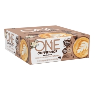 ONE Coffee Shop Vanilla Latte Flavored Protein Bar 12x60gr